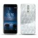 Funda de piel Nokia 8 - Platinium - Couture