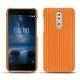 Funda de piel Nokia 8 - Abaca arancio