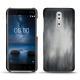 Coque cuir Nokia 8 - Gris Patine