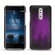 Capa em pele Nokia 8 - Violet Patine