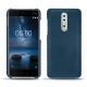 Nokia 8 leather cover - Blu mediterran