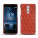 Funda de piel Nokia 8 - Arange clouquié - Couture