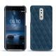 Capa em pele Nokia 8 - Blu mediterran - Couture