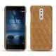 Funda de piel Nokia 8 - Castan esparciate - Couture