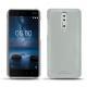 Coque cuir Nokia 8 - Gris PU