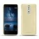 Custodia in pelle Nokia 8 - Beige PU
