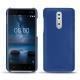 Custodia in pelle Nokia 8 - Bleu Océan PU