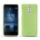 Coque cuir Nokia 8 - Vert olive PU