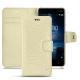 Lederschutzhülle Nokia 8 - Ivoire ( Sleek P C12 - White ) 