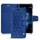 Capa em pele Nokia 8 - Bleu océan - Couture ( Nappa - Pantone 293C ) 