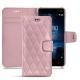 가죽 커버 Nokia 8 - Rose - Couture ( Nappa - Pantone 2365C ) 