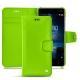 Capa em pele Nokia 8 - Vert fluo