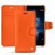 Housse cuir Nokia 8 - Orange fluo