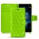 Capa em pele Nokia 8 - Vert fluo - Couture