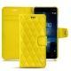 Capa em pele Nokia 8 - Jaune fluo - Couture