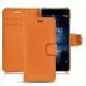 Capa em pele Nokia 8 - Orange PU