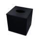 Caja de pañuelos - Cuadrada - Griffe 1 - Noir élégant