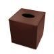 Caja de pañuelos - Cuadrada - Griffe 1 - Marron délicat