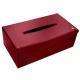 Rectangular tissue box holder - Griffe 1 - Rouge passion