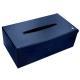 Caja de pañuelos - Rectangular - Griffe 1 - Bleu frisson