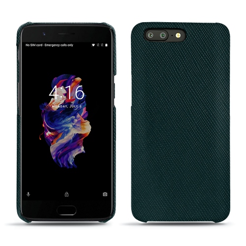 Custodia in pelle OnePlus 5Vert séduisant ( Pantone #1d3c34 ) 
