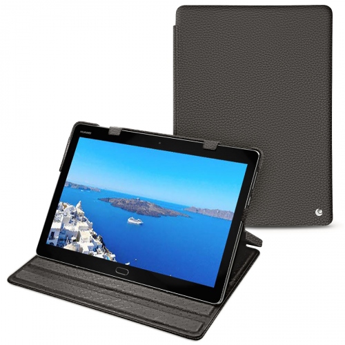 Huawei MediaPad M3 Lite 10 leather caseAnthracite ( Pantone #41403c ) 