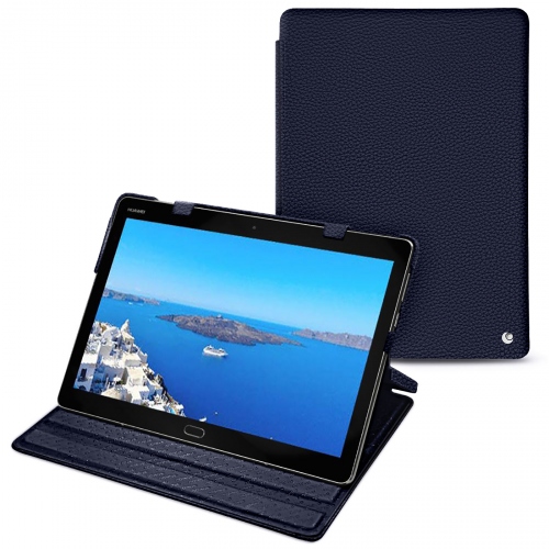 Custodia in pelle Huawei MediaPad M3 Lite 10Cobalt ( Pantone #2b253f ) 