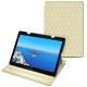 Funda de piel Huawei MediaPad M3 Lite 10 - Ivoire - Couture ( Sleek P C12 - White ) 