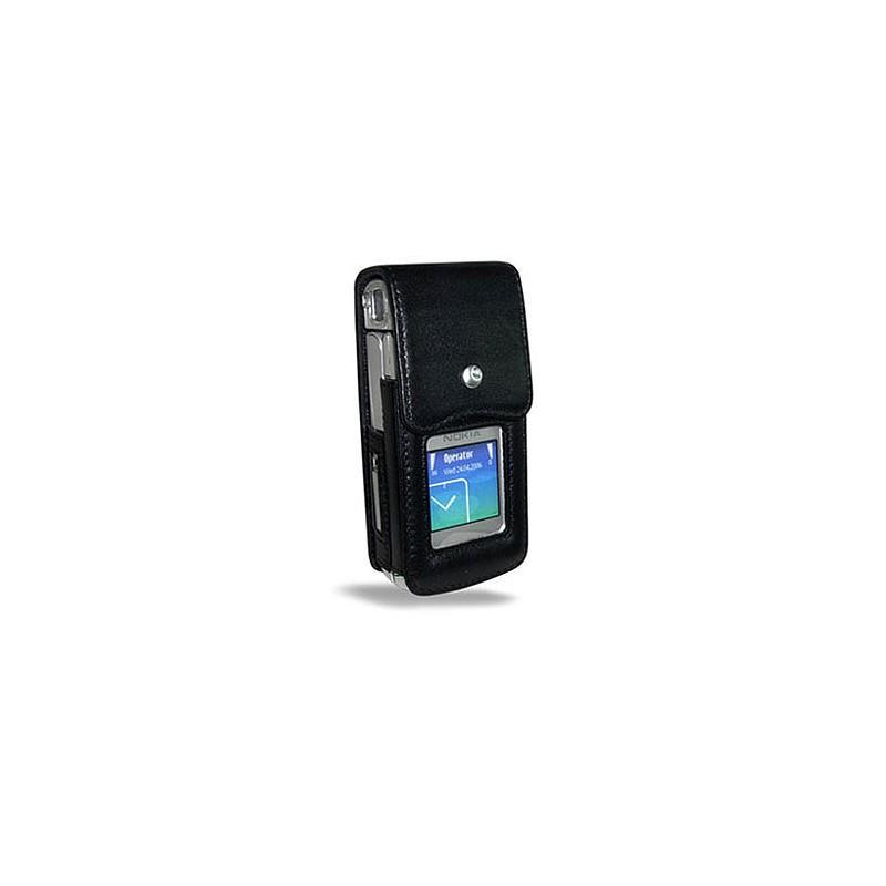 Astuccio in pelle Nokia N90  - Noir ( Nappa - Black ) 