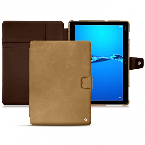 Huawei MediaPad M3 Lite 10 leather caseSable vintage ( Pantone #9b7340 ) 