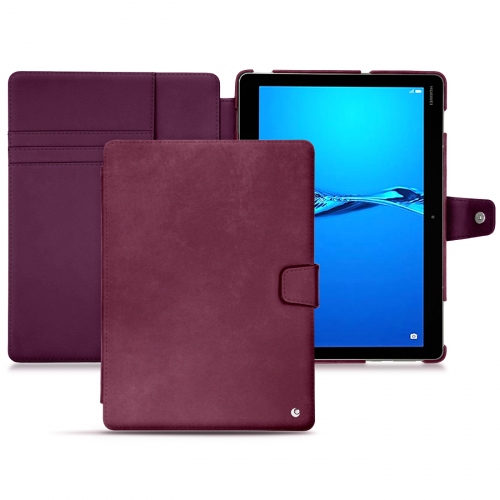 Capa em pele Huawei MediaPad M3 Lite 10Prune vintage ( Pantone #612434 ) 