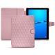 Capa em pele Huawei MediaPad M3 Lite 10 - Rose - Couture ( Nappa - Pantone 2365C ) 
