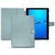 Custodia in pelle Huawei MediaPad M3 Lite 10 - Bleu ciel - Couture ( Nappa - Pantone 277C ) 