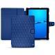 Custodia in pelle Huawei MediaPad M3 Lite 10 - Bleu océan - Couture ( Nappa - Pantone 293C ) 