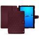 Custodia in pelle Huawei MediaPad M3 Lite 10 - Lie de vin - Couture ( Pantone 5115C ) 