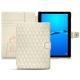 Custodia in pelle Huawei MediaPad M3 Lite 10 - Blanc escumo - Couture