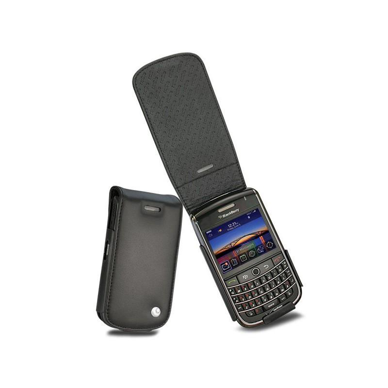 Housse cuir BlackBerry Tour 9630 - Bold 9650  - Noir ( Nappa - Black ) 