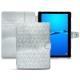 Custodia in pelle Huawei MediaPad M3 Lite 10 - Platinium - Couture