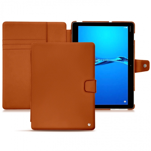 Huawei MediaPad M3 Lite 10 leather caseOrange vibrant ( Pantone #e36b39 ) 