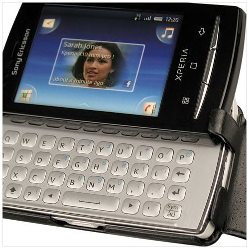                                                         硬质真皮保护套 Sony Ericsson Xperia X10 mini pro 
                                                      