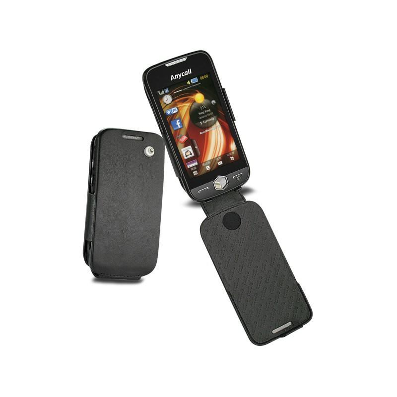 Lederschutzhülle Samsung GT-S8000 Jet  - Noir ( Nappa - Black ) 