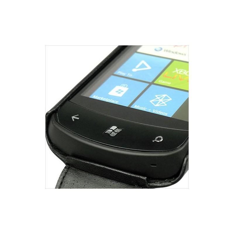 Housse cuir LG E900 Optimus 7 