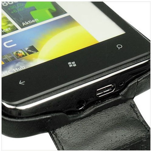                                                         Funda de piel HTC HD7 
                                                      