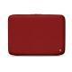 Leather sleeve for 11' laptop - Griffe 2 - Tomate ( Pantone 187C ) 