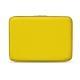 Housse cuir pour ordinateur portable 11' - Griffe 2 - Jaune fluo