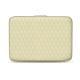 ノートPC、11インチ用レザーケース - Griffe 2 - Ivoire - Couture ( Sleek P C12 - White ) 