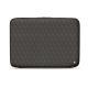 Housse cuir pour ordinateur portable 11' - Griffe 2 - Anthracite - Couture ( Pantone 424C ) 