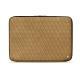 Funda de piel para ordenador portatil 11' - Griffe 2 - Sable vintage - Couture