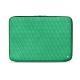 Leather sleeve for 11' laptop - Griffe 2 - Menthe vintage - Couture