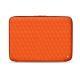 ノートPC、11インチ用レザーケース - Griffe 2 - Orange fluo - Couture